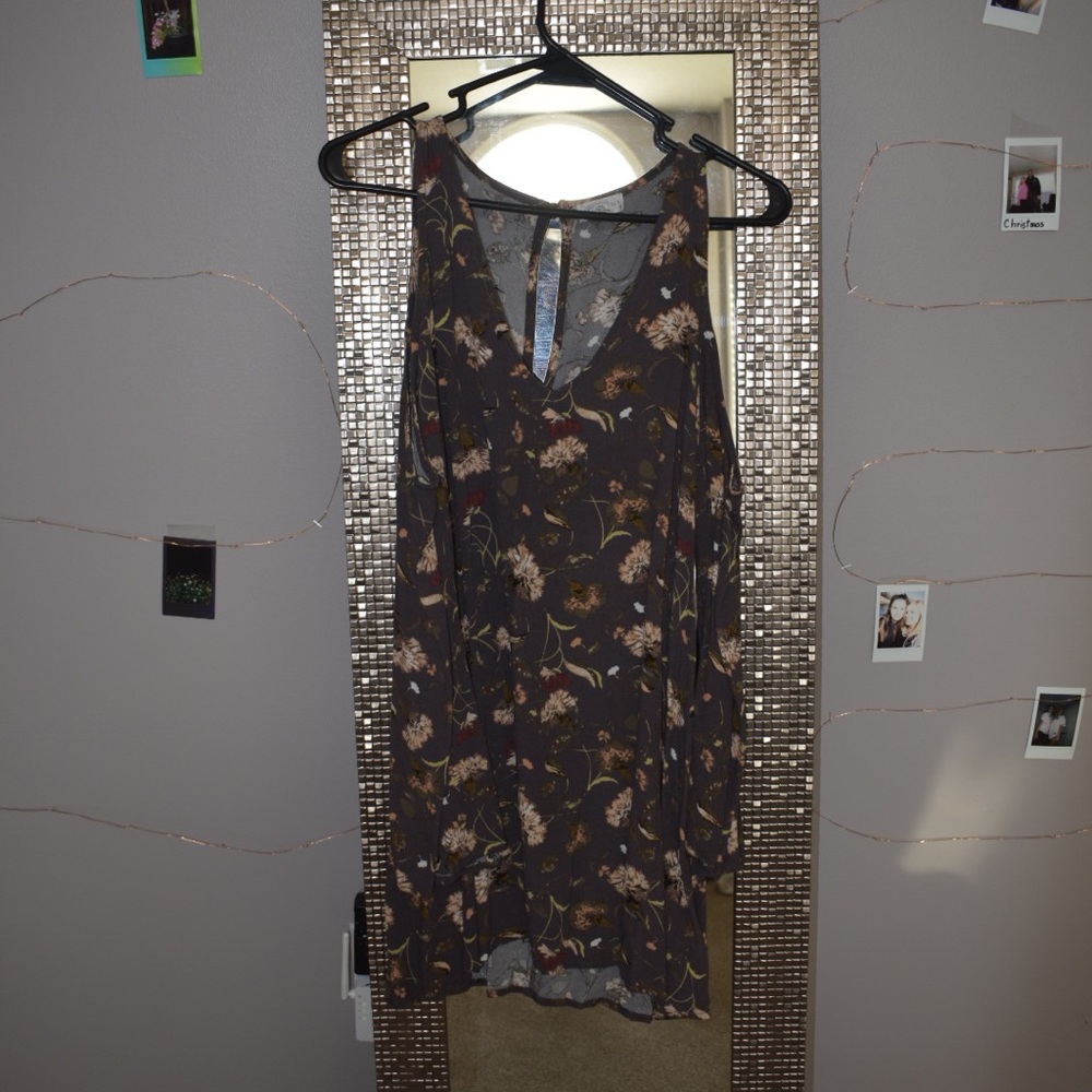 Long sleeve floral dress